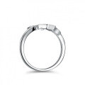 S925 Silver Moissanite Star Moon One Carat Ring for Women-0-3