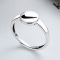 wholesale S925 Sterling Silver Korean Style Ins Sports Style Hook Drip Glue Trendy Hip-hop Street Adjustable Ring for Women-0-0