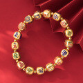 wholesale S925 Silver New Chinese Style Trendy Wealth-Attracting Exquisite Design Mahjong Thirteen Wonders Bracelet S7708-0-4