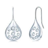 Metal Star Tassel Earrings, Wholesale, Light Luxury, Advanced, Niche Design, Fashion Versatile-V Style [Clearance Sale with Free Shipping]  925 Silver