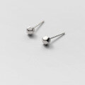 wholesale S925 Sterling Silver Nalan Ear Studs Women Korean Minimalist Geometric Faceted Polygon Hammer Earrings G9033-0-0