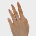 wholesale S925 Sterling Silver Light Luxury High-End Delicate Curved Bond Twisted Design Small & Chic Elegant Fashion Ring for Women-0-1