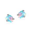wholesale S925 sterling silver gold-plated irregular fire opal earrings for cross-border trendy fashion, wholesale from manufacturers-0-5