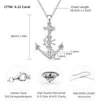 S925 Sterling Silver Four Leaf Clover Pendant Necklace, Wholesale-Style O [Clearance Sale with Free Shipping]  925 Silver