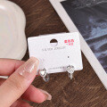 Sterling Silver Rhinestone Earrings for Women, 2025 Winter Sparkling Elegant Studs-0-15