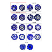 Metal Material Eight Hearts and Arrows 520 Plum Blossom Cut D Color Moissanite Loose Stone-Starry Cut  50 points
