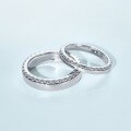 wholesale S925 Sterling Silver Minimalist Fashion Full Diamond Couple Rings, Wholesale for Small Niche Hand Jewelry Suppliers in Korean and Japanese Style-0-2