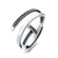 wholesale S925 Sterling Silver Korean-style Creative Multi-layer Rotating Screw Ring Trendy Accessory Fashionable Personality Index Finger Ring-0-4
