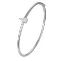 S925 Silver 1-Carat Pear Moissanite Bracelet, Minimalist and Luxurious-0-3