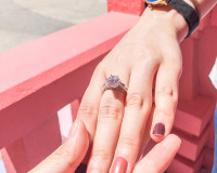 wholesale S925 Sterling Silver, Free Shipping [Clearance Ring] Women's Double-Layer Stackable Moissanite-Inspired Ring with a Luxurious High-End Feel-Style A [Clearance Free Shipping]  US Size 7