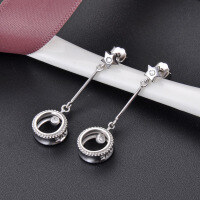 wholesale S925 Sterling Silver Star Earrings for Women, Ins Style Geometric Hoop Fashion Minimalist Wholesale Jewelry-Earrings-Not with Silver Earrings 925 Silver