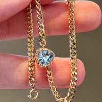 wholesale S925 Sterling Silver, the new red elk minimalist triangle bracelet is exquisitely unique with a vintage and versatile style-BS0017-Gold 925 Silver