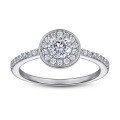 wholesale S925 Sterling Silver Hot-selling Fashion Women's Ring with Micro-inlaid Zirconia Simulated Diamond Wedding Ring, Factory Direct Dropshipping-0-1