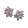 wholesale 925 Sterling Silver Luxury Micro-Paved Petal Earrings, New Design from MuJing Jewelry, Cross-BorderIns Style for Dropshipping-0-4
