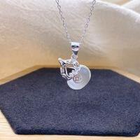 wholesale 999 Silver Original Maker's White Jade Pendant with Auspicious Clouds, Ruyi, and Gourd, Trending Four-Leaf Clover Pendant with Niche Design-Copper Coin Gourd Single Pendant Pure Silver