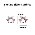 wholesale 925 Sterling Silver Cartoon Cat Ear Studs, Hypoallergenic, Versatile, Small And Exquisite, High-end Ins Style, No Need To Remove-0-9