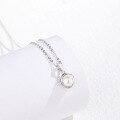 wholesale Sterling Silver Minimalist Small Fresh Niche Design Pearl Necklace Women's Choker Shell Pendant 520 Commemorative Gift-0-0