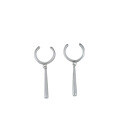 wholesale Sterling Silver One Piece Anime Zoro Style Clip-On Earrings Ear Cuffs for Men and Women-0-3
