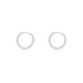 wholesale S925 Sterling Silver Women's Minimalist Hoop Earrings, Small Designer Ear Clips-0-10