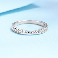 wholesale PT950 gold-plated S925 silver moissanite ring for women, simulated diamond, for gifting to girlfriend, engagement ring substitute, wholesale-13-point Moissanite>No. 18