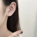 wholesale S925 Sterling Silver Daisy Flower Ear Studs for Pierced Ears, Korean-style Fresh Earrings, Ear Accessories, Xiaohongshu Viral Hit-0-2