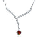 S925 Sterling Silver Moissanite Cross-Border Serpent Series Necklace-0-6