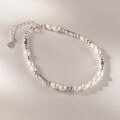 wholesale S925 Silver Nalan Fresh Sweet Ins Style Small and Unique Design Exquisite Bamboo Freshwater Pearl Bracelet S7387-0-3