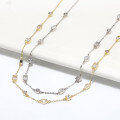 wholesale S925 sterling silver jewelry necklace, minimalist elegant trendy small chain collarbone chain-0-3