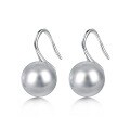 wholesale S925 Sterling Silver Nordic New Pearl Drop Earrings for Women, Goddess Style Fashion Versatile Design Wholesale-0-5