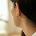 wholesale S925 Sterling Silver Bow Ear Cuff Without Ear Piercing New Trendy Earrings Niche Design-0-2