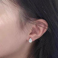 wholesale S925 Silver High-Carbon Diamond Pear-Cut Simulated Diamond Teardrop Earrings for Women Sparkling Earrings Women's Style-0-2