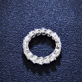 S925 Silver Heart Ring with Moissanite, Live Factory Direct-0-1