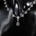 wholesale S925 Sterling Silver Full Diamond Universal Chain Versatile High-end Design Butterfly Collarbone Necklace-0-1