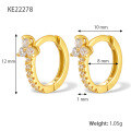 wholesale S925 Silver New Amazon Earrings, Light Luxury Advanced Design Ear Clips with Micro-Inlaid Zirconia, Versatile Ear Wholesale-0-5