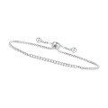 wholesale S925 Sterling Silver D Color Moissanite Bracelet for Women, Pure Silver Minimalist High-End Moissanite Jewelry Bracelet-0-4