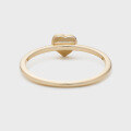 wholesale 9K Gold Japanese Retro Minimalist Style Three-Dimensional Heart Ring Yili Jewelry, Source Manufacturer Wholesale-0-2
