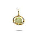 wholesale Zircon, new minimalist commuter irregular peridot white fashion high-end pendant and ring set for women-0-4