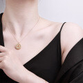 Sterling Silver Iridescent Butterfly Necklace, Light Luxury Versatile Pendant-0-2