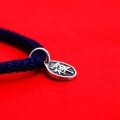 wholesale 925 Sterling Silver Retro Buddhist Zen Lotus Pendant DIY Handmade Braiding Cord Material National Trend Phone Lanyard Accessory-0-3