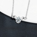 S925 Sterling Silver Moissanite Zodiac Necklace for Women-0-0
