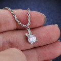 925 Silver Moissanite Rabbit Bracelet, Simple Women's Style, Live Factory Direct Sales on TikTok-0-2