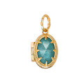 wholesale Wholesale jewelry factory, S925 silver with labradorite and amazonite pendant in French retro niche style-0-4