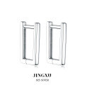 wholesale Metal Material: 925 Sterling Silver Earring Style: Minimalist Square Ear Clasp, Ins Niche, Light Luxury, High-End Feel, Cross-Border European and American Sterling Silver Earrings-0-0