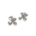 wholesale S925 Sterling Silver 336 Korean Version Ins New Simple Flower Stud Earrings for Women, Small and Niche, Versatile Student Ear Accessories-0-4