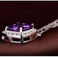 wholesale S925 Sterling Silver Korean-style Creative Elegant Pendant for Women with Zircon Inlay Fashion Necklace Christmas Gift Drop Shipping-00158-Single Pendant-Without Chain 925 Silver