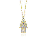 wholesale 925 Sterling Silver Far Fanins。-A2646-Golden Spinel 925 Silver