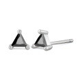wholesale S925 Sterling Silver Triangle Stud Earrings Fashion Ins Style Geometric Diamond Inlaid Earrings Women Cross-Border Wholesale-0-8