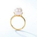 wholesale 925 Silver Korean New Simple and Fashion Pearl Ring Ins Style Adjustable Opening Wholesale from Manufacturer-0-3