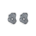wholesale S990 Silver Retro Vintage Ethnic Style Elegant Lotus Leaf Earrings Small Fresh Trendy Design Stud Earrings-0-6