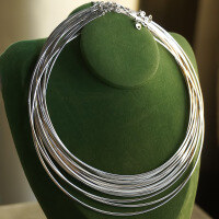 wholesale S925 Sterling Silver All-Over Red Elk Fashionable and Unique Minimalist Chain Necklace Original Luxury Style Daily Wear Women's Choker-BX0338-White Gold 925 Silver